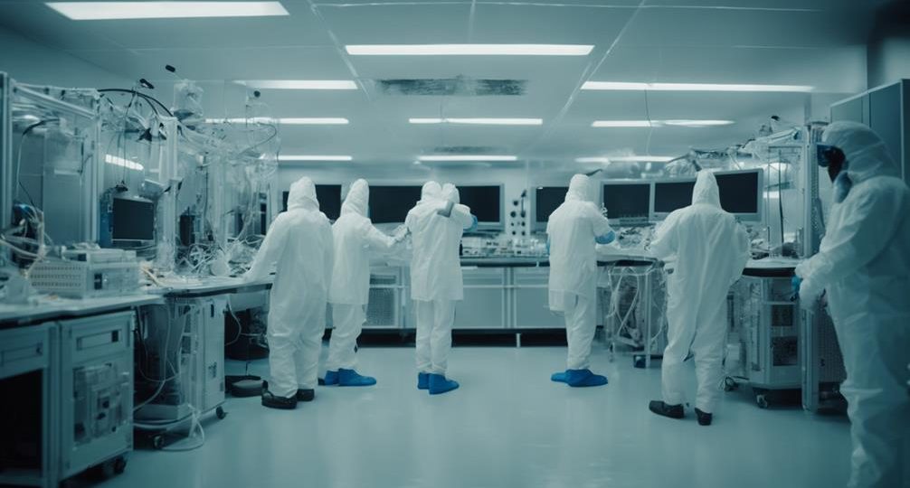 reinraum in datenrettungstechnologie